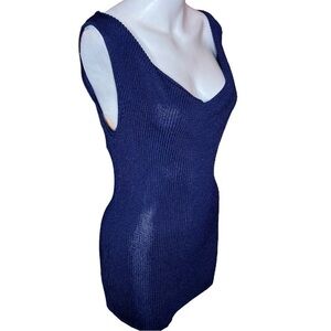 Ann Taylor Blue Sleeveless Tunic Size L (Fits like a M